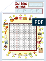 Food and Drinks Wordsearch Crosswords Fun Activities Games Picture Descriptio - 87967 1