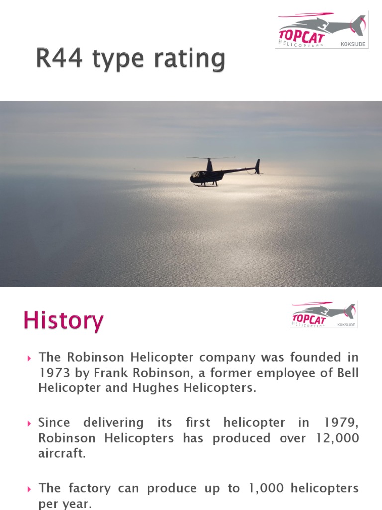 R44 Type Rating | PDF | Helicopter | Helicopter Rotor
