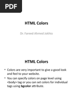 Lecture 11 - HTML Colors