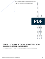 Stage 2 - Translate Your Strategies Into BSC
