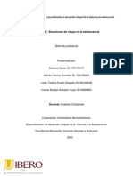 Actividad 1 - Los Contextos Sociales Como Factores de Riesgo para La Adolescencia