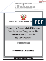 Invierte - Directiva General