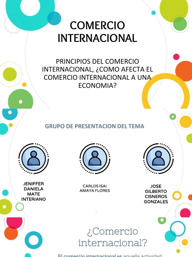 Principios del Comercio Internacional | PDF | Comercio | El comercio ...