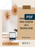 HOW TO FIND NEW CLIENTS AS A TRANSLATOR