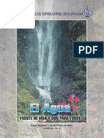 2003 Agua Fuente de Vida CARTA PASTORAL BOLIVIA Biblio de Marcial Riveros