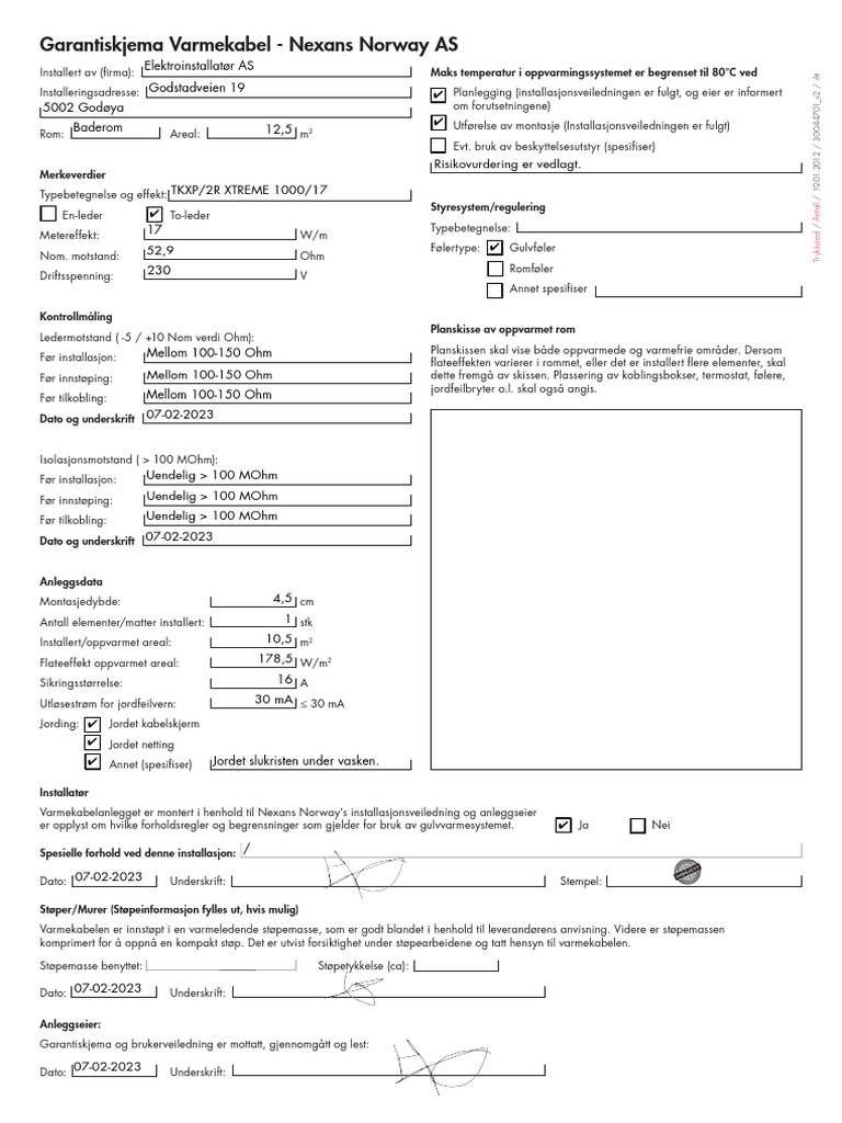 2012-garantiskjema-v2-varmekabel-nexans-norway-pdf