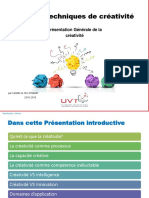 1-Présentation Générale de La Créativité