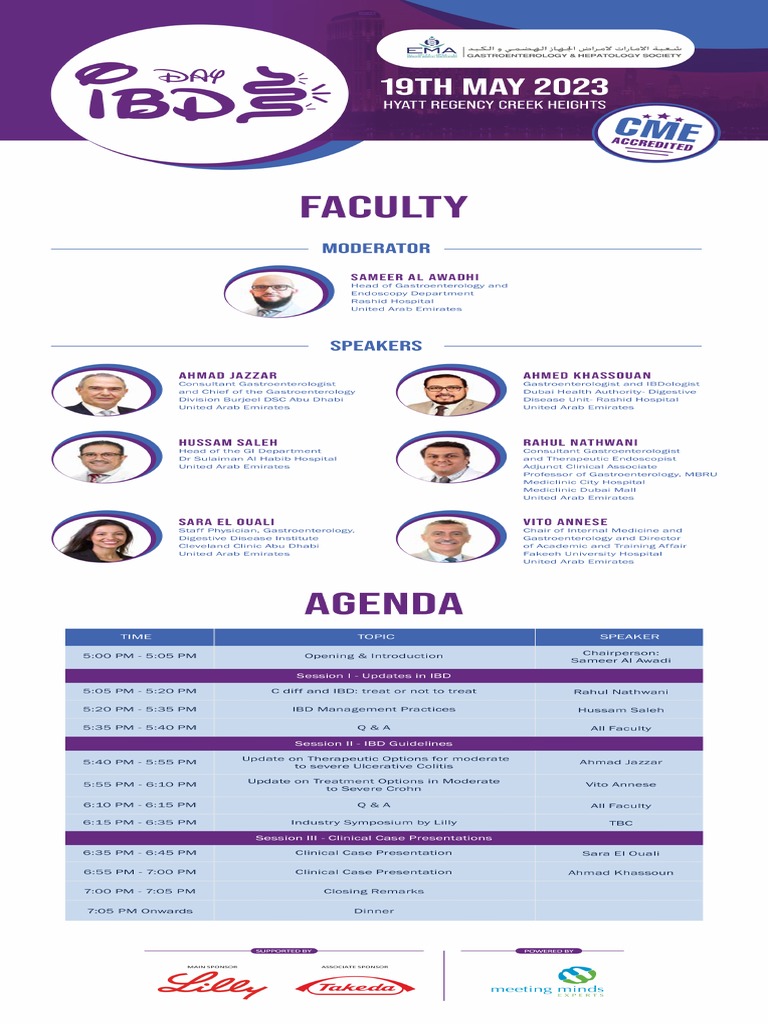 IBD DAY (19th May 2023) Program | PDF