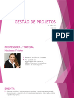 Gestão de Projetos - Introdução e História