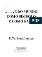 A Mãe Do Mundo Como Símbolo e Como Fato_C. W. Leadbeater - Formato Texto