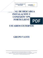 Manual de Conexion FortiClient - Usuarios Externos