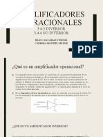 3.4.3 Amplificadores Operacionales Inverso y No Inverso