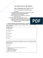 Practica Estructura de Datos creando librerias