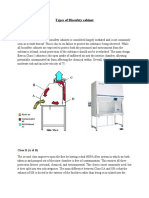 Types of Biosafety Cabinet