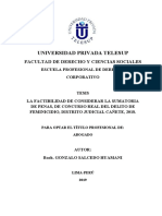 Universidad Privada Telesup: Facultad de Derecho Y Ciencias Sociales