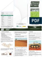 Taxas de semeadura e profundidade de plantio para capim