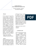 Informe - Laboratorio - Estudio y Manejo Del Microscopio