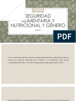 SESION 10 - Seguridad Alimentaria y Nutricional y Gã©nero