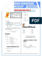 Potenciación de Números Enteros para Primero de Secundaria