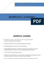 BARROCO JOANINO, Só Slides Com Texto