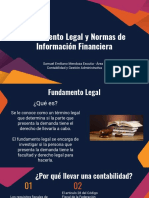 Fundamento Legal y Normas de Información Financiera - Contabilidad