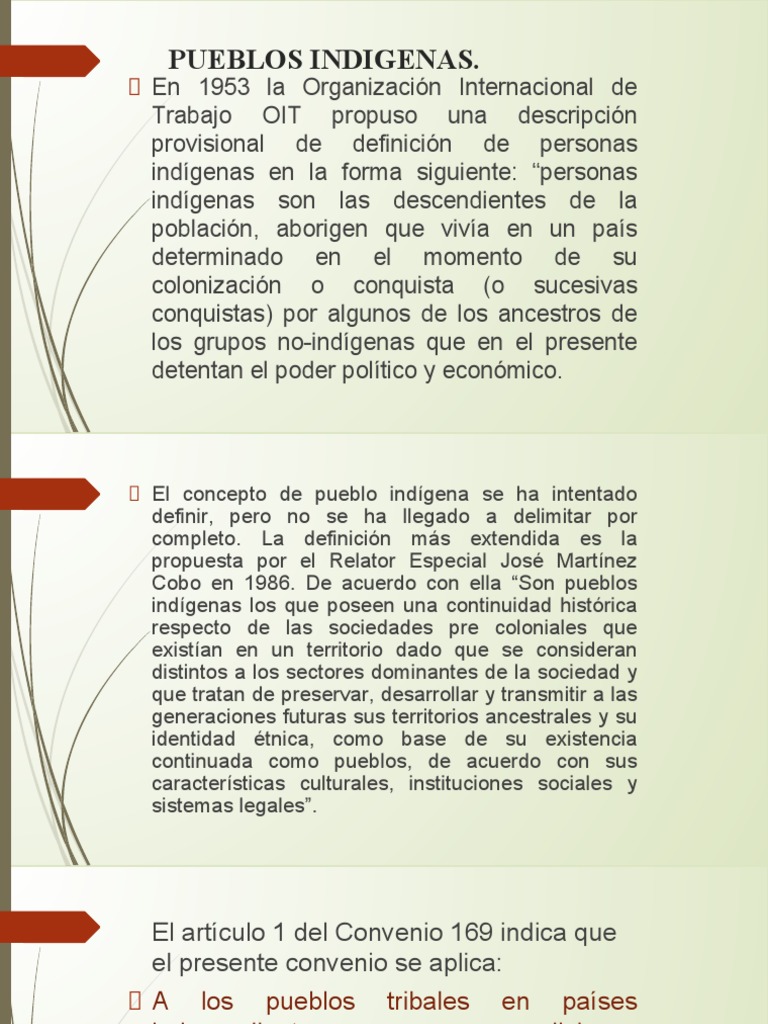 Derechos y Definición de Pueblos Indígenas | PDF