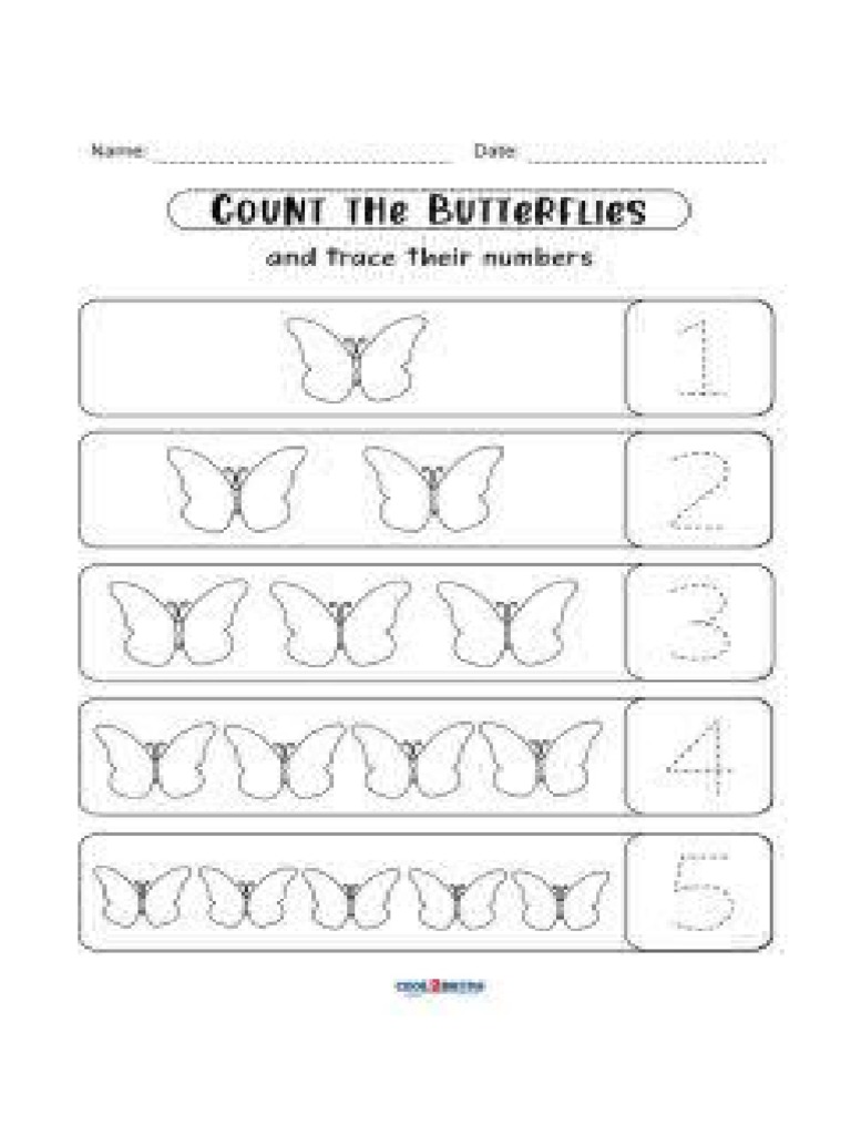Butterfly Worksheets | PDF