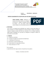 Subsanacion de Demanda Divorcio Por Causal