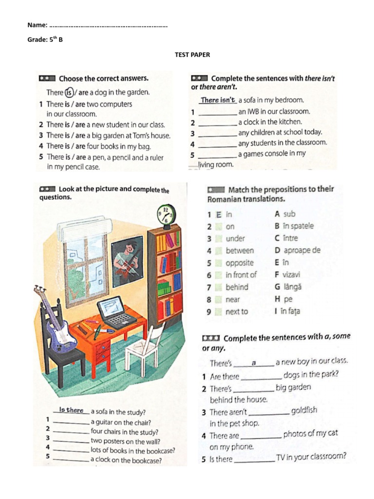 Test 5B Unit 4 | PDF