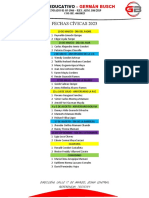 Fechas Cívicas 2023