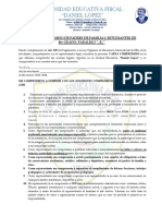 Acta de Compromiso de Padres de Familia y Estudiantes 2023