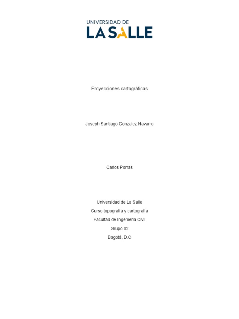 Proyecciones Graficas | PDF | Mapa | Geografía