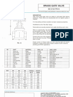 Allen Brass Gate Valve