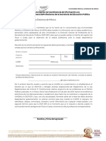 Autorización de Transferencia de Información A La DGP - 2023