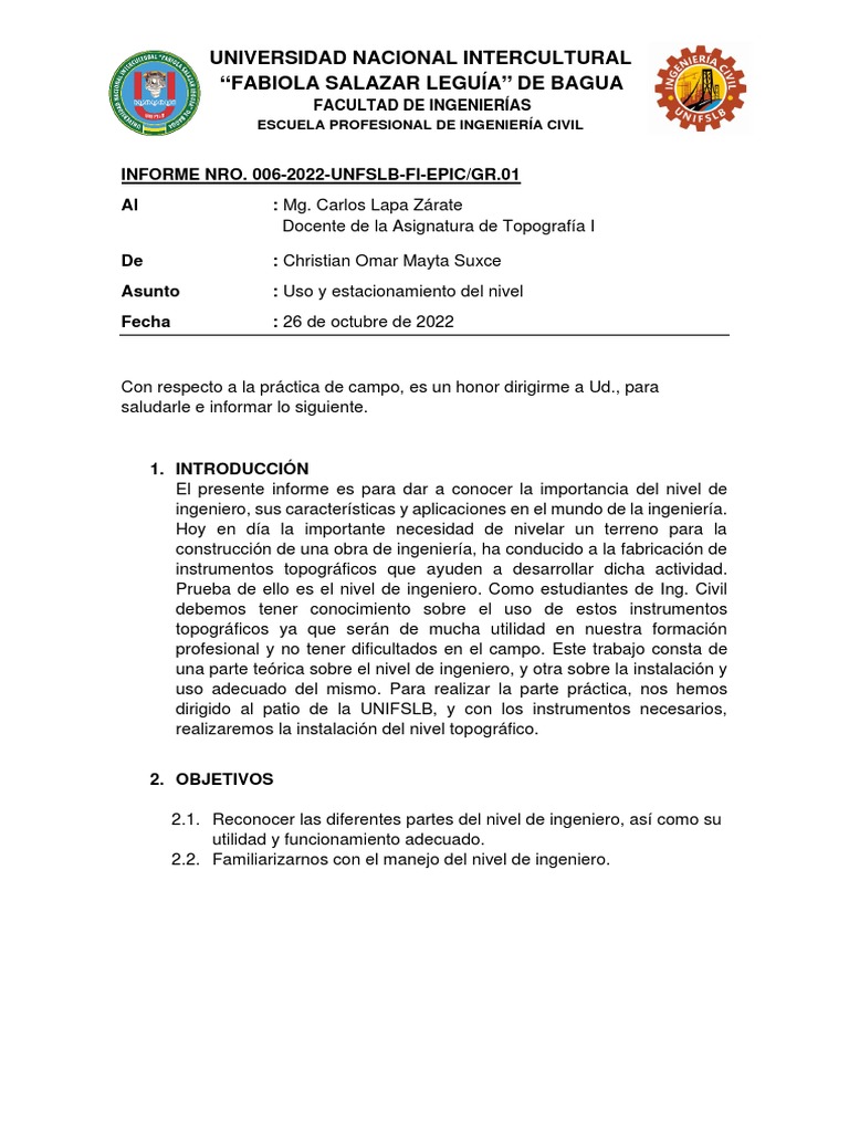 Informe 006 | PDF