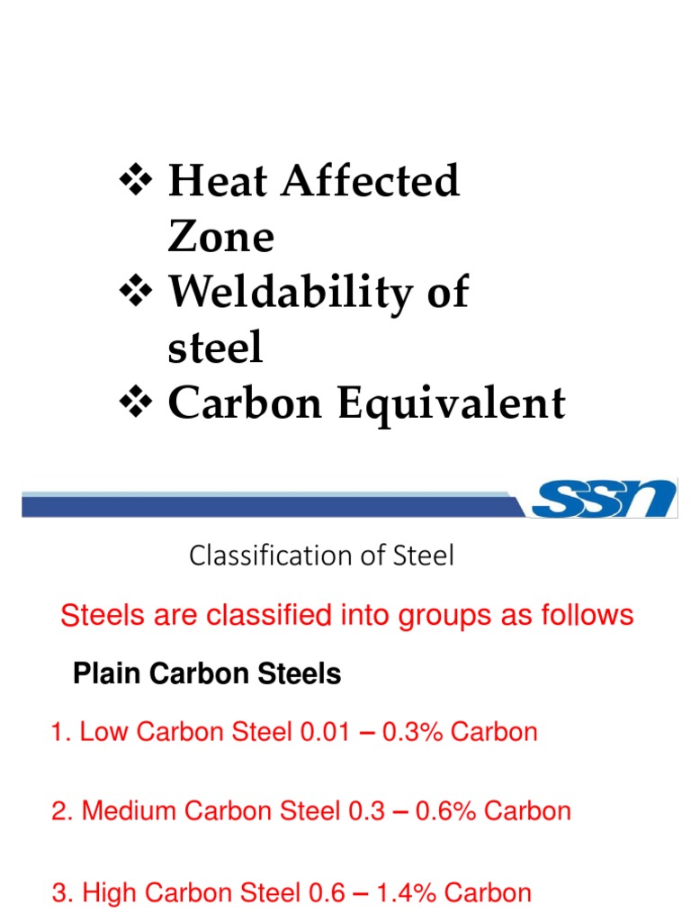 Weldability Of Steels | Weldability of Structural Steels – MRFBK