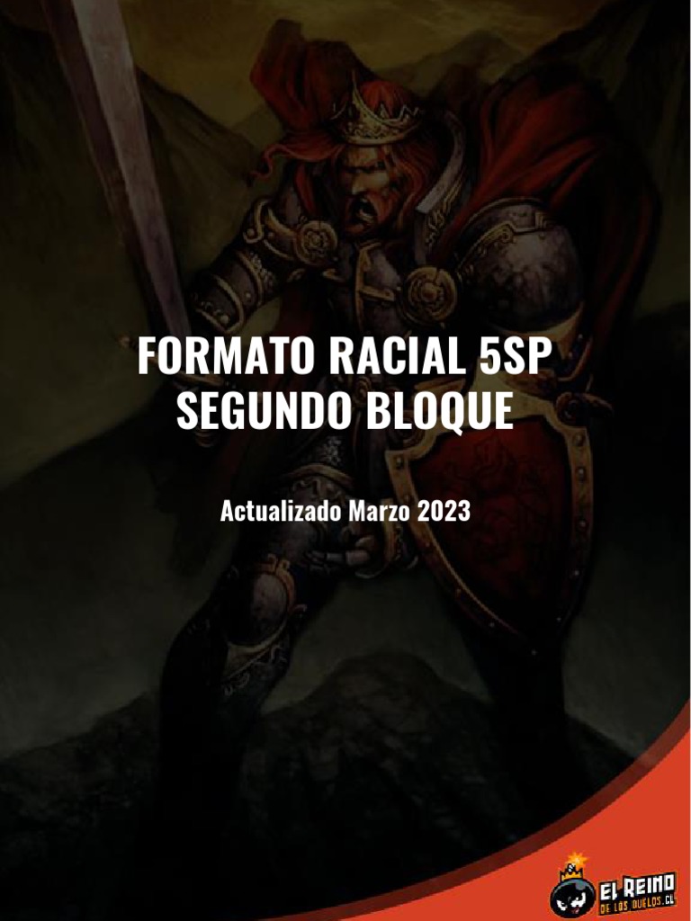 Formato Racial 5SP: Consideraciones y Erratas | PDF