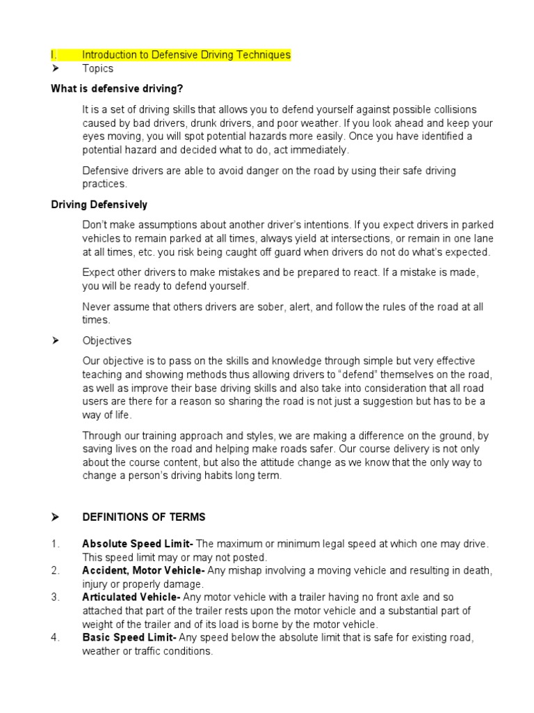 The Ultimate Guide To Defensive Driving What It Involves How To Master It - ybef6hd