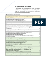 Priorities From The Organizational Assessment Report