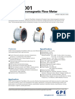 Catalog of F5001 Electromagnetic Flowmeter