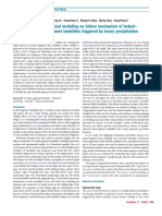 Physical Modeling On Failure Mechanism of Locked-Segment Landslides Triggered by Heavy Precipitation