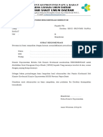 Form Rekomendasi Direktur Rsud PB