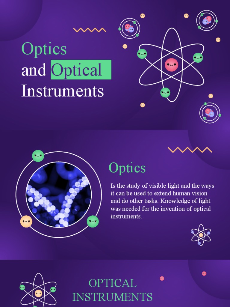 Optics and Optical Instruments Reporting PDF