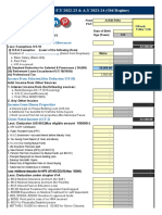 Income Tax Calculator for F.Y 2022 23 a.Y 2023 24 ArthikDisha