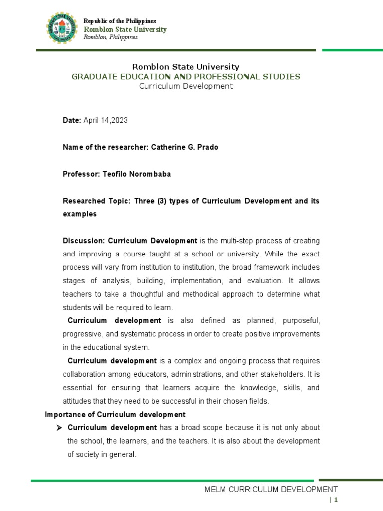 Output no 1 curiculum dev pdf curriculum learning