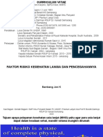 Faktor Risiko Kesehatan Lansia Dan Pencegahannya-Dinkesprov, 23 November 2020