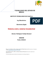 Sistemas Octal y Hexadecimal