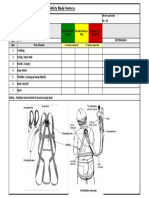 Checklist Body harness