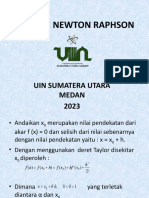 Metode Newton Raphson