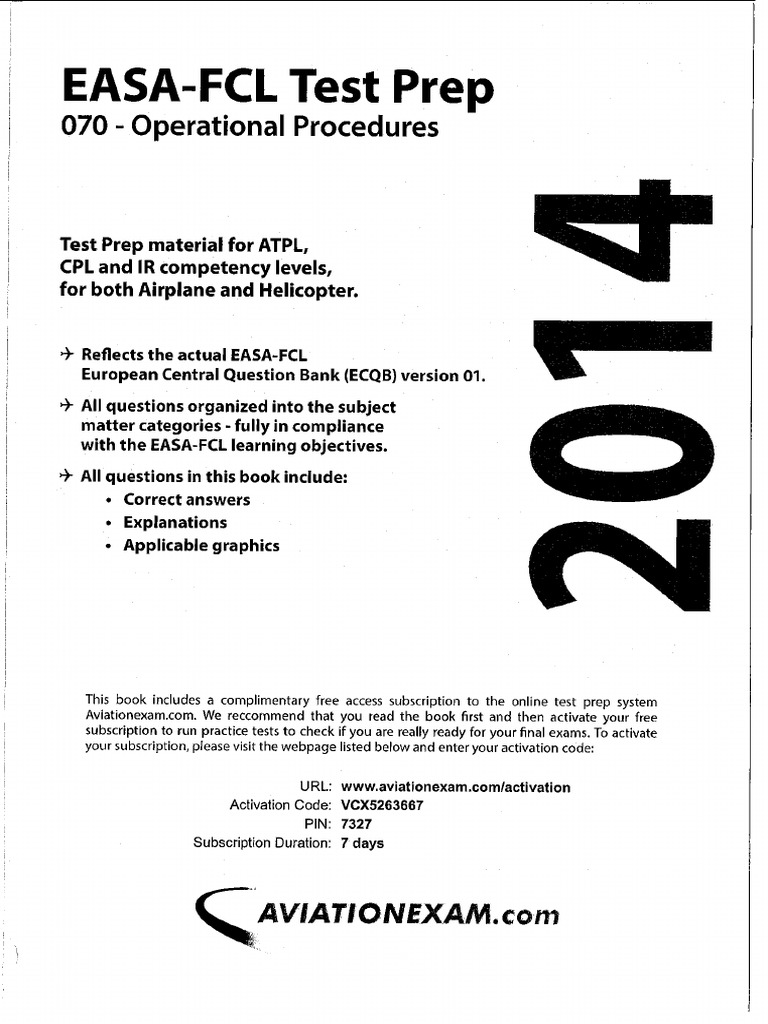 PO Aviation Exam 2014 | PDF